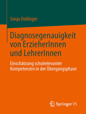 cover image of Diagnosegenauigkeit von ErzieherInnen und LehrerInnen